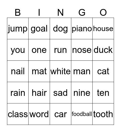 ensk Freja 1 mars Bingo Card