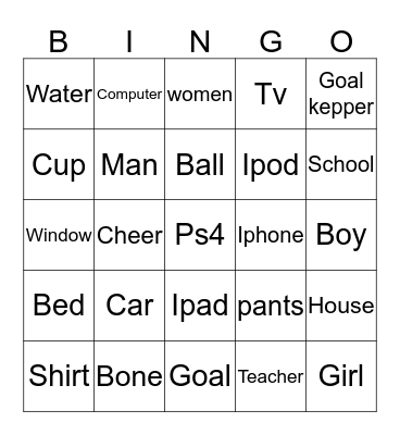 Enskt Josva Bingo Card