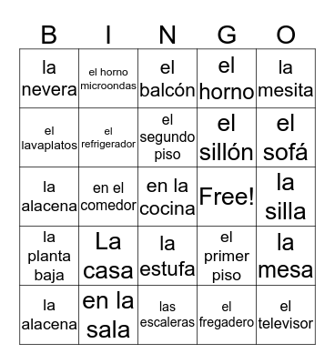 Tye's Fabulous Bingo Game Bingo Card