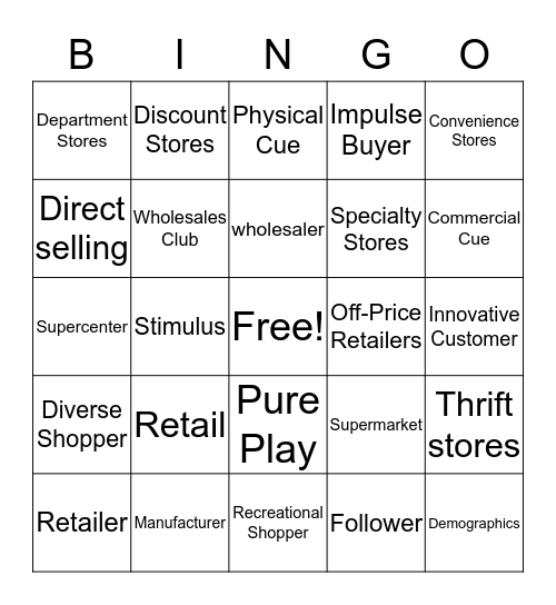 Brandon Latigue Jr. Bingo Card