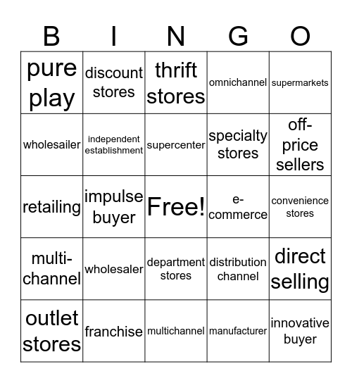 Cadan Obert Bingo Card