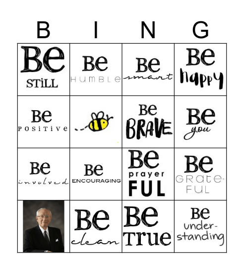 Bee-N-G-O Bingo Card