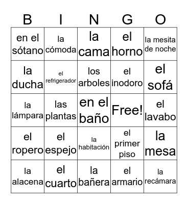 Tye's Fabulous Bingo Game Bingo Card