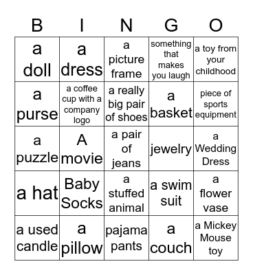Oh, The Treasures We Will Find with Rae Bingo Card