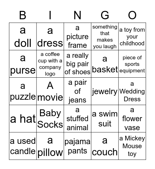 Oh, The Treasures We Will Find with Rae Bingo Card