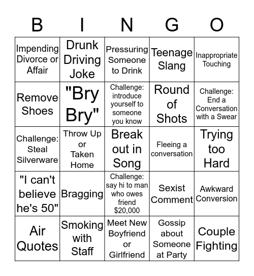 Happy Birthday Mark! Bingo Card