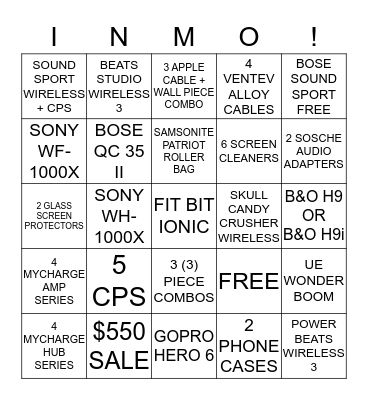 MARCH MADNESS Bingo Card