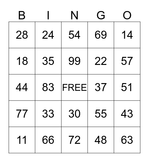 MA'DEAR Bingo Card