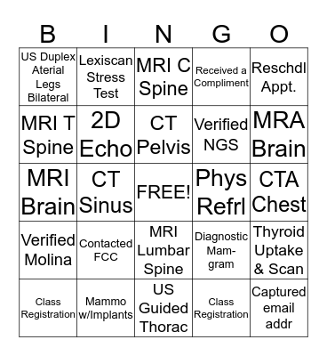 NCSW 2013-Central Scheduling - BINGO  Bingo Card
