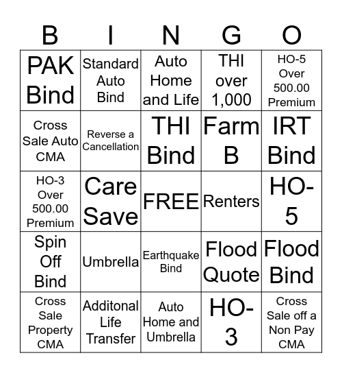 Get PAID Bingo! Bingo Card