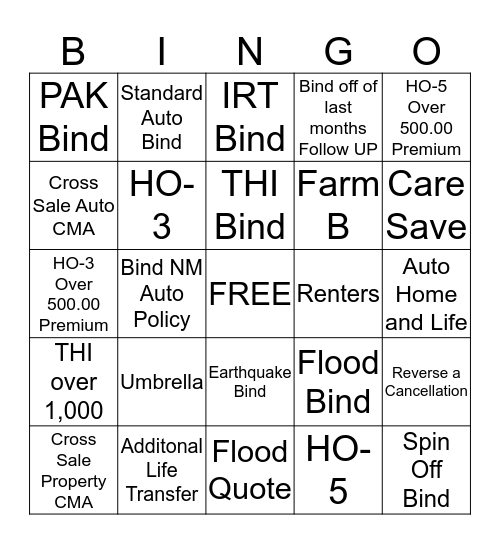 Get PAID Bingo! Bingo Card