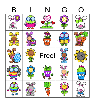 Spring Bingo Card