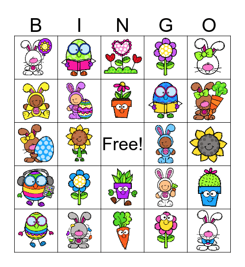 Spring Bingo Card