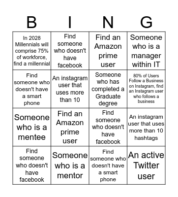Sit With Me Bingo Card