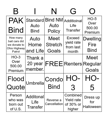 Get PAID Bingo! Bingo Card