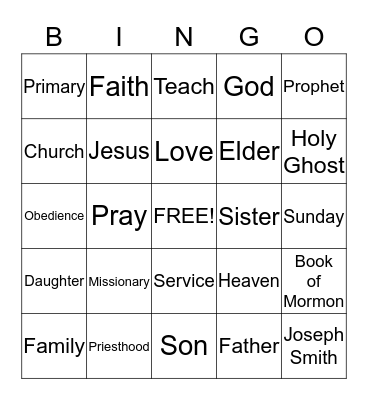 Conference Bingo Card