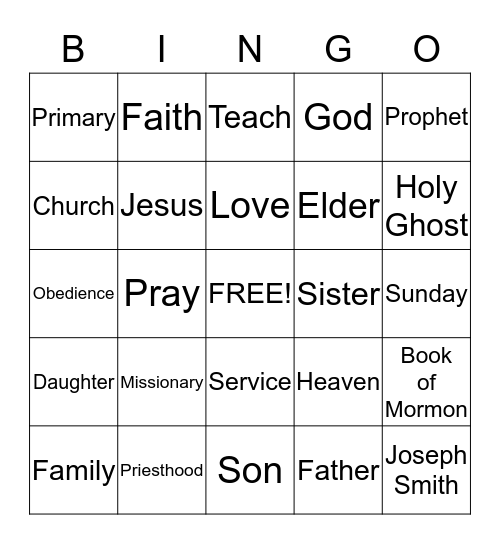 Conference Bingo Card