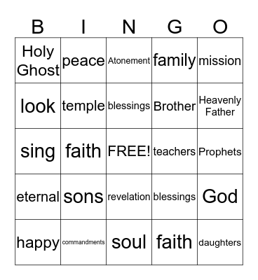 Conference Bingo Card