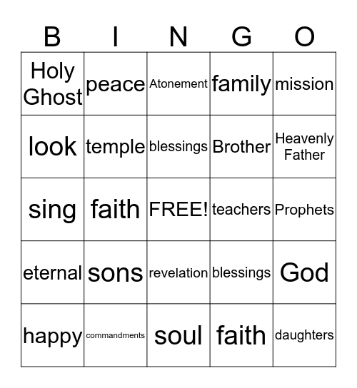 Conference Bingo Card