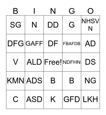 PHS REUNION BINGO Card