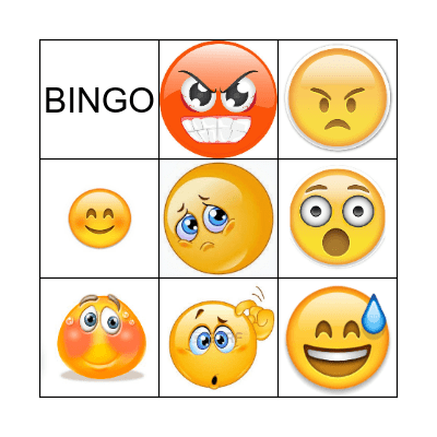 BINGO EMOCIONES Bingo Card