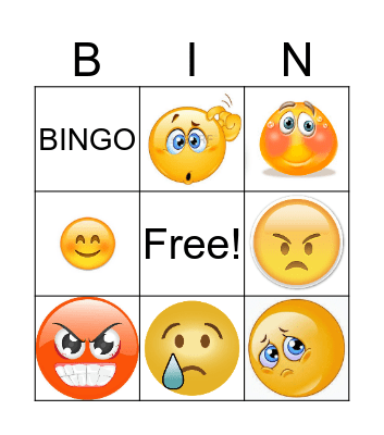 BINGO EMOCIONES Bingo Card