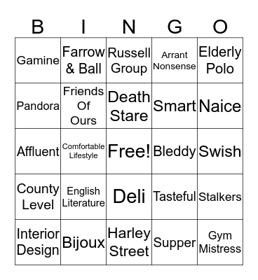 LaQueen Bullshit Bingo 2.0 Bingo Card