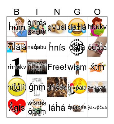 Xai'xais Bingo Card