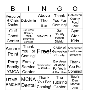 Silbernagel Parent Resource Night March 6, 2018 Bingo Card