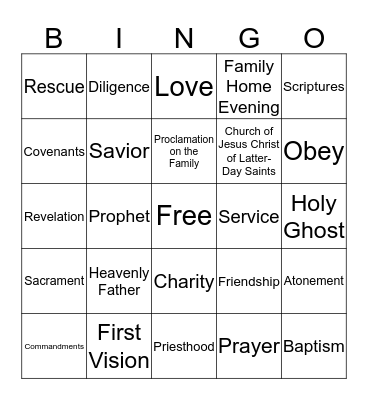 Conference Bingo Card