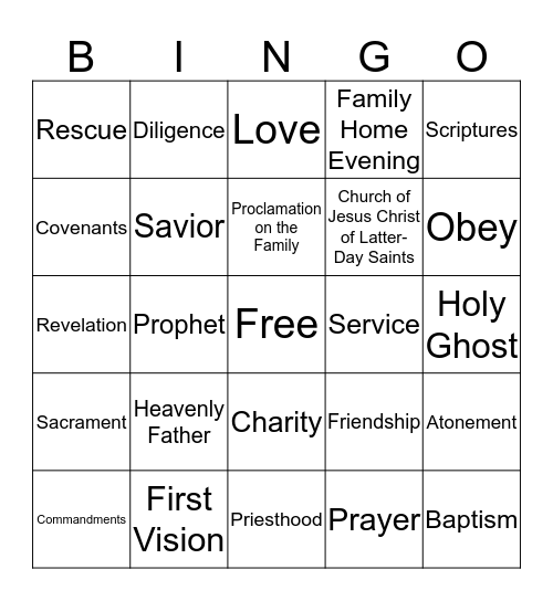 Conference Bingo Card