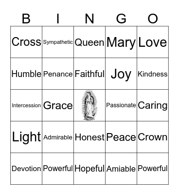 Retreat Bingo Card