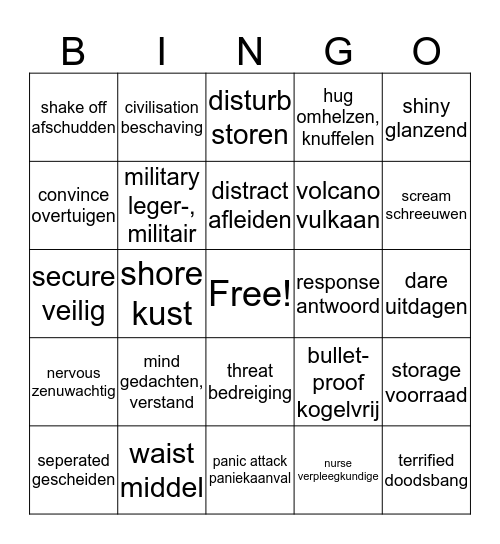 3gtl Unit 2 Bingo Card