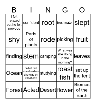 Navy review units 1-4 Bingo Card