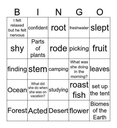 Navy review units 1-4 Bingo Card