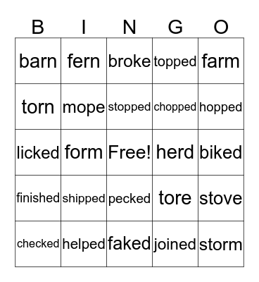1st Unit 4 Review Bingo Card