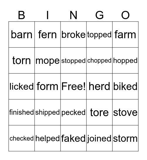 1st Unit 4 Review Bingo Card