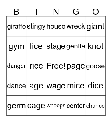 1st Unit 5/6 Review Bingo Card