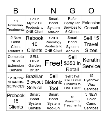 SPRING FLING BINGO Card