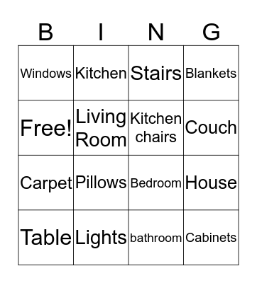 Real Estate Agent Bingo Card