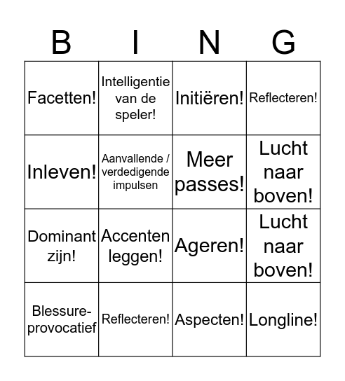 Erik ten Hag Bingo! Bingo Card