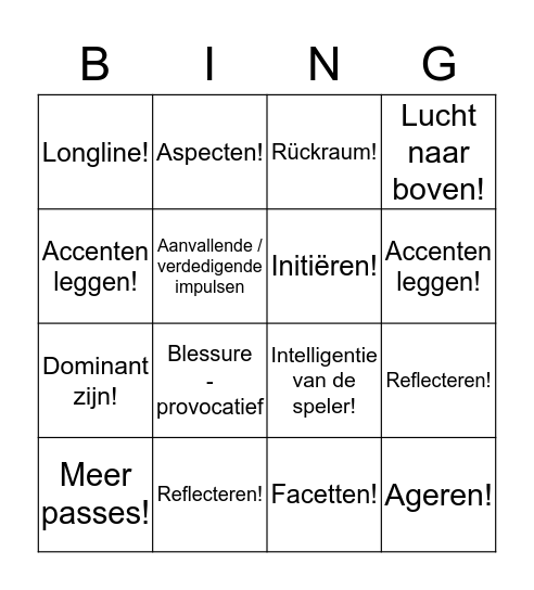 Erik ten Hag Bingo! Bingo Card