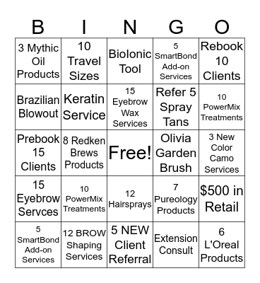 SPRING FLING BINGO Card