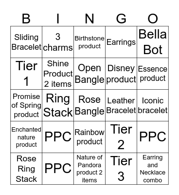 BMSM Bingo Card