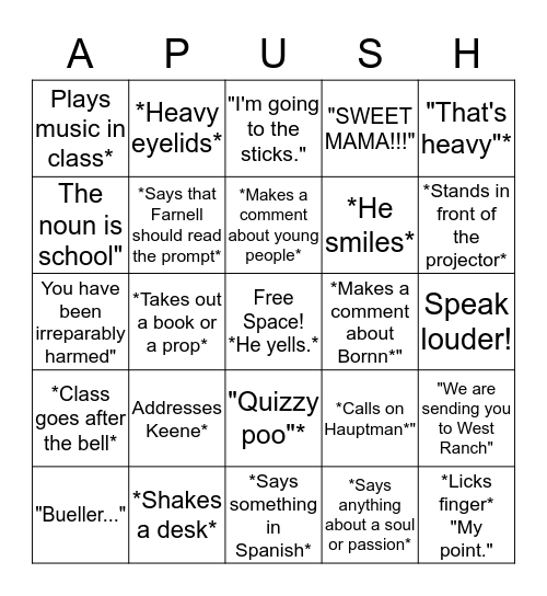 Klippy Bingo! Bingo Card