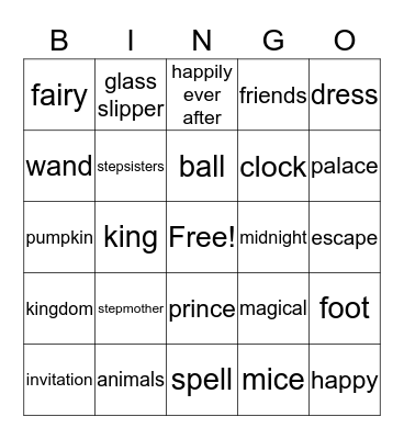 FAIRYTALE! Bingo Card