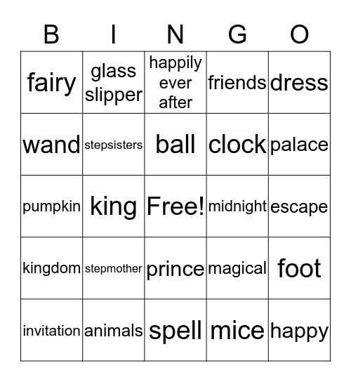 FAIRYTALE! Bingo Card