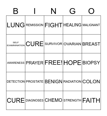 CBL Bingo Card