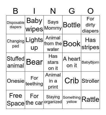 Welcome, Little Liu! Bingo Card