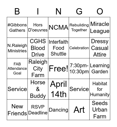 Consider It All JOY Bingo Card